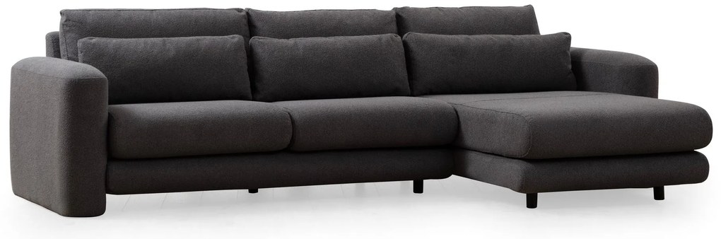 Sofá de Canto Lily – Cinzento – 290 x 165 cm