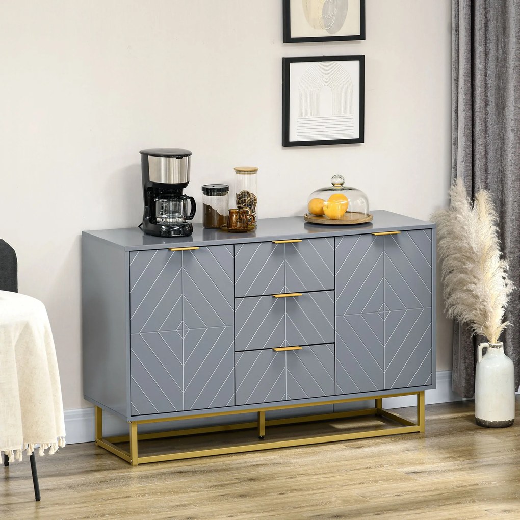 Armário Moderno – Modelo Oslo – 120x40x76 – Armazenamento Vertical – B