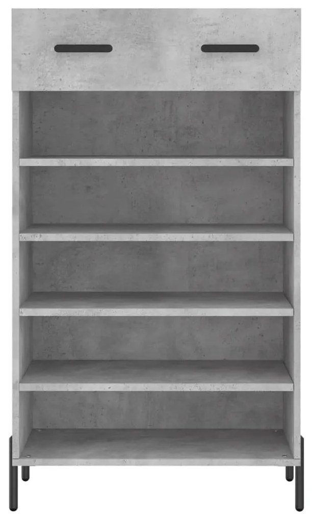 Sapateira 60x35x105 cm derivados de madeira cinzento cimento