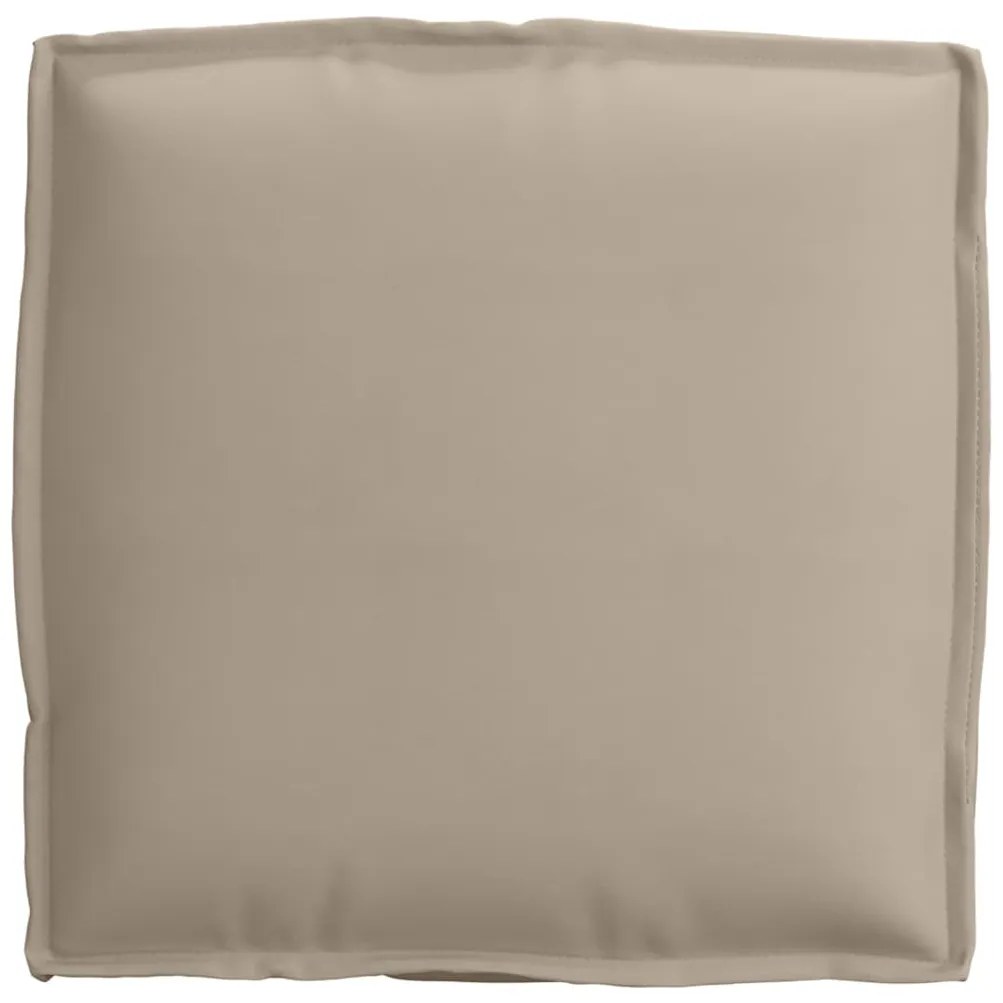Almofadas de Palete para Assento 4 pcs Taupe 40x40x8 cm em Tecido Oxfo