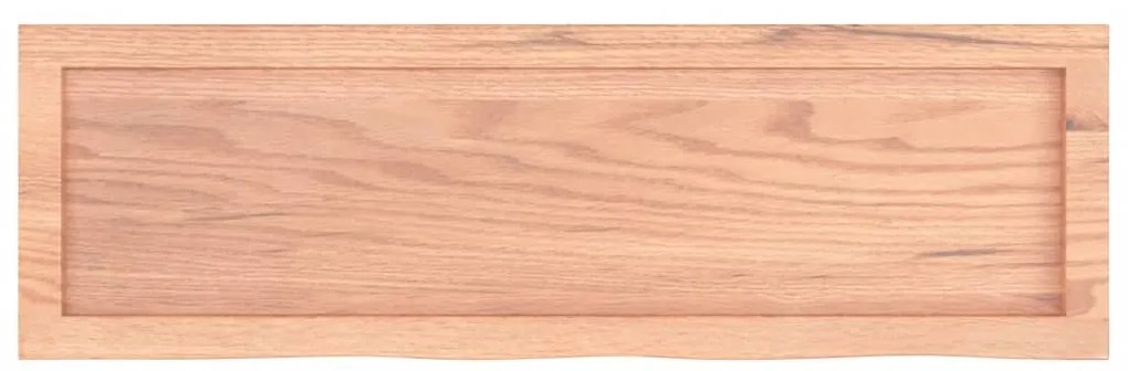 Prateleira de parede 100x30x(2-4) cm carvalho tratado castanho