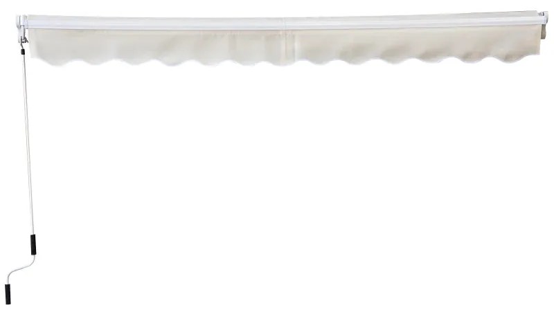 Toldo com Braço Articulado - 395x245cm - Branco