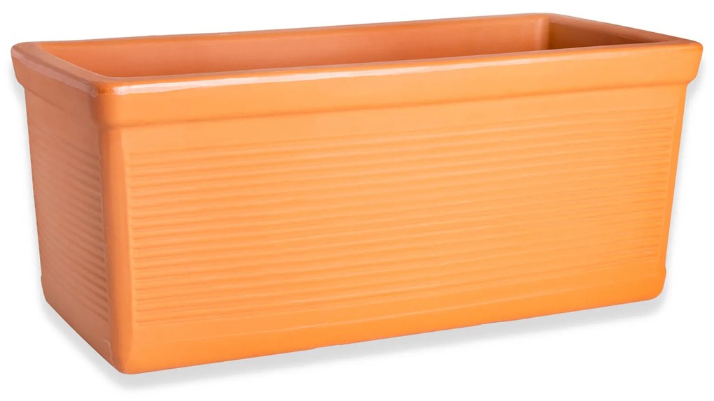 Floreira Plástica Millerigue Terracota N.80 82X35X34cm