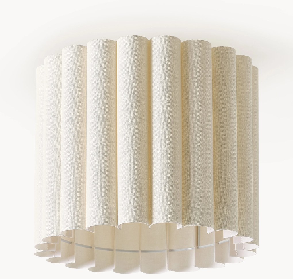 Candeeiro de teto em linho Lucina