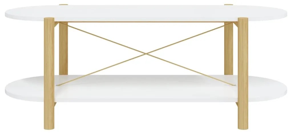 Mesa de centro 110x48x40 cm derivados de madeira branco