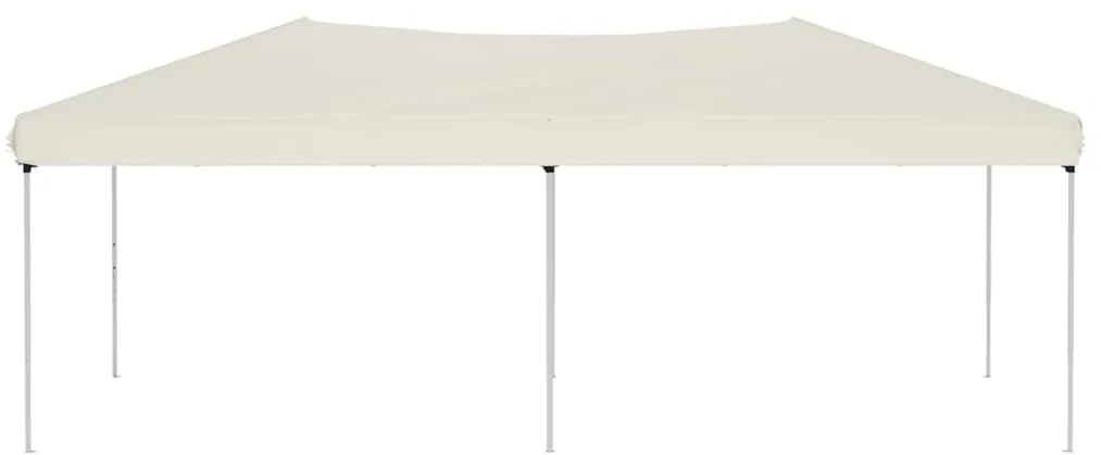Tenda para festas dobrável 3x6 m cor creme