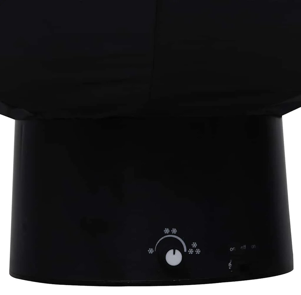 Árvore Natal c/ neve base formato guarda-chuva 75 cm PVC preto
