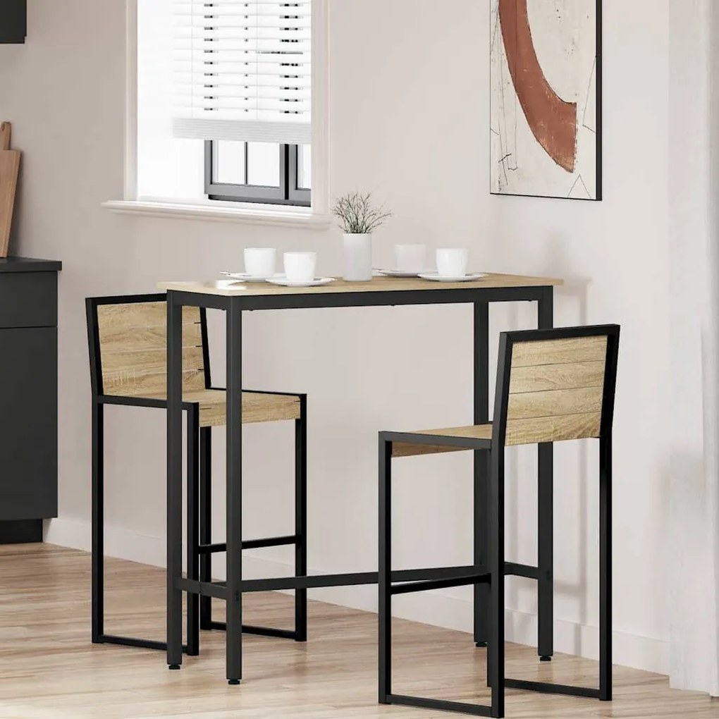 vidaXL mesa Carvalho Sonoma 100 x 40 x 100,5 cm