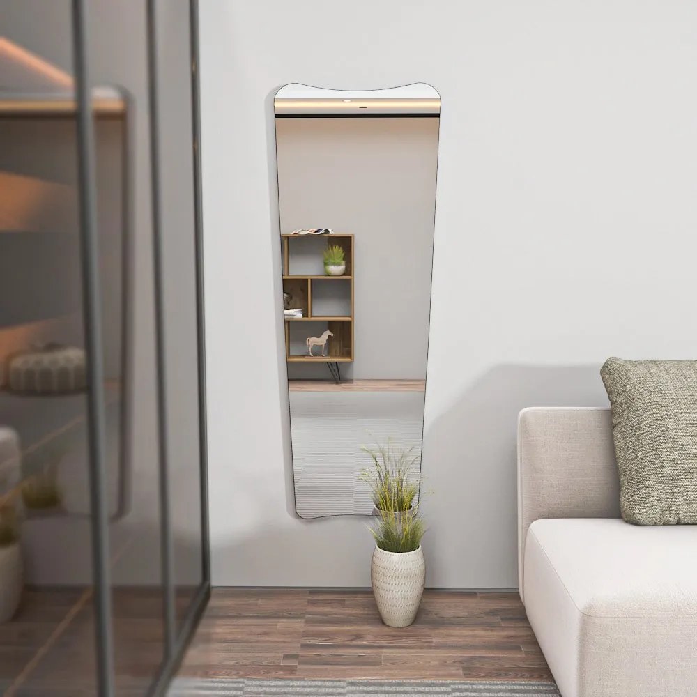 Espelho Cheval Vitros – Transparente/Preto – 55 cm x 150 cm