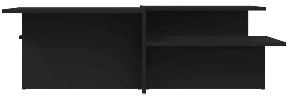 Mesas de centro 2 pcs derivados de madeira preto