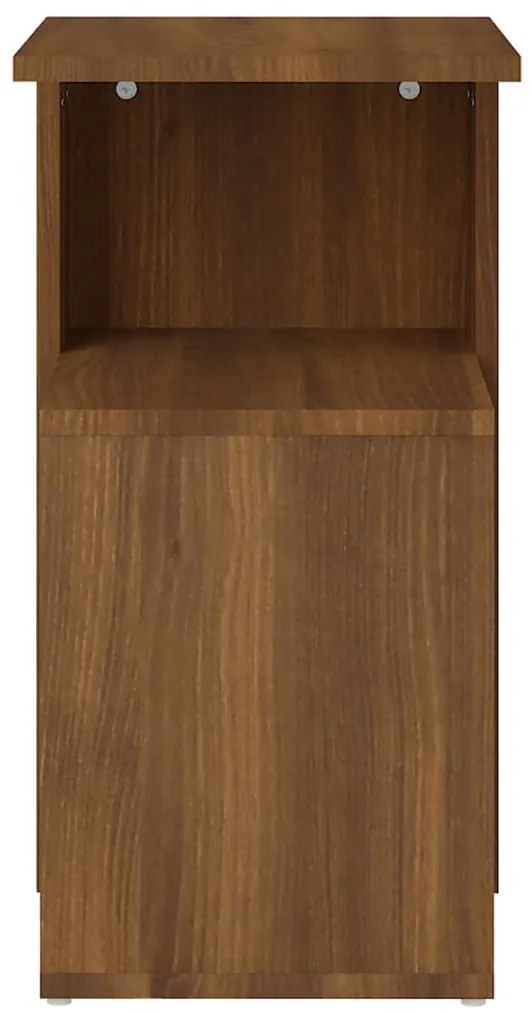 Mesa apoio 36x30x56cm madeira processada cor carvalho castanho