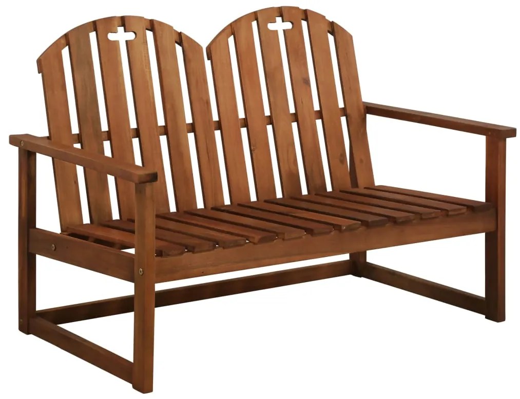 Banco de jardim 110 cm madeira acácia maciça