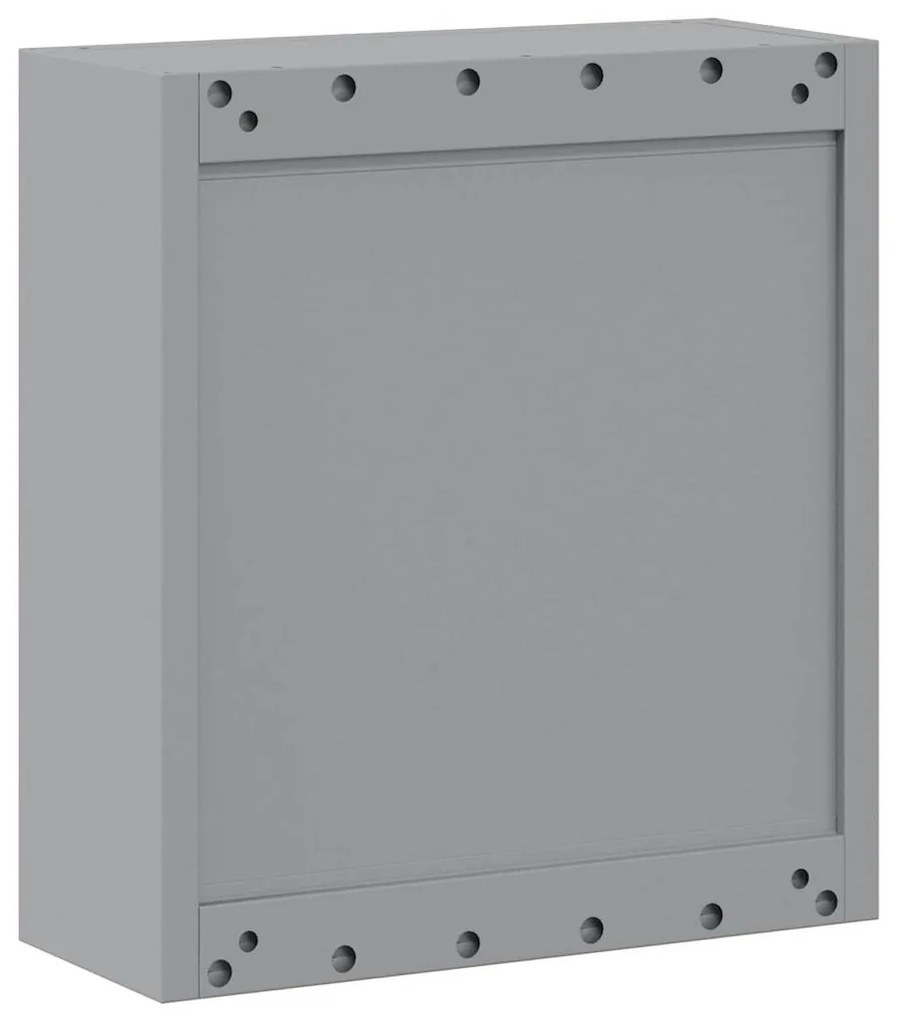 Armário de Ferramentas Parede vidaXL Preto 50x20x55 cm Aço