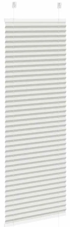 Cinzento Luz Plissada Cega 50x100 cm Largura Tecido 49,4 cm