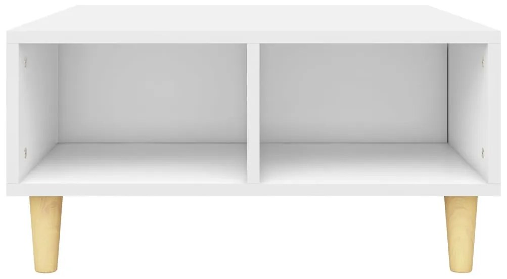 Mesa de centro 60x60x30 cm contraplacado branco