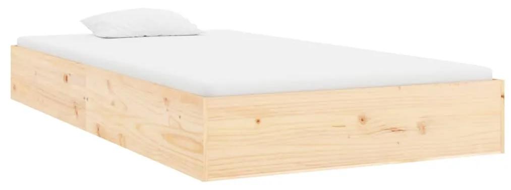 Estrutura de cama 100x200 cm madeira maciça