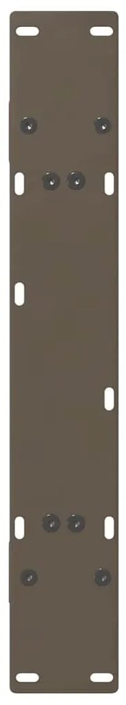 Pés de mesa de jantar em formato A, 2 peças, 70x(72-73) cm, aço