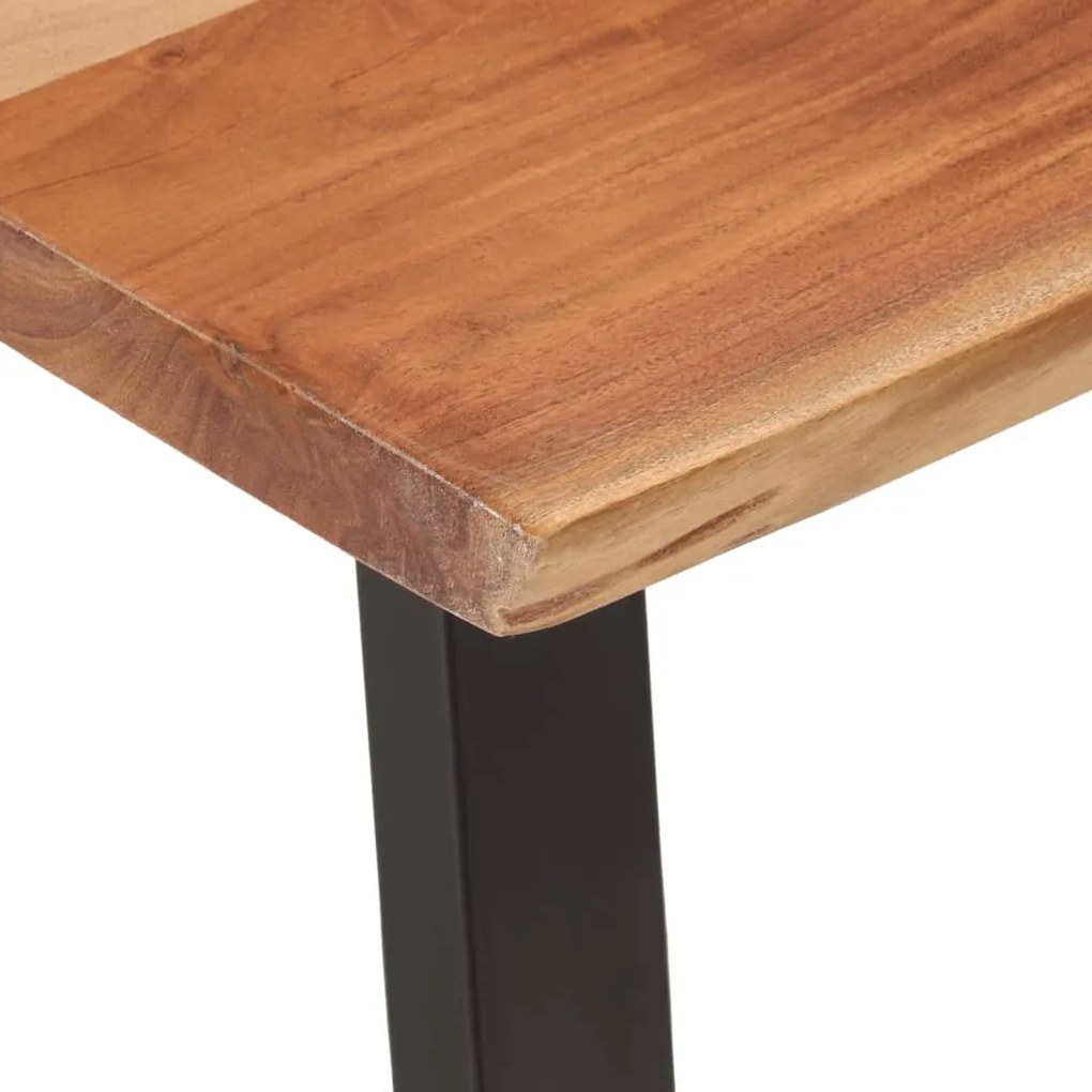 Mesa de centro 110x55x40 cm madeira de acácia maciça