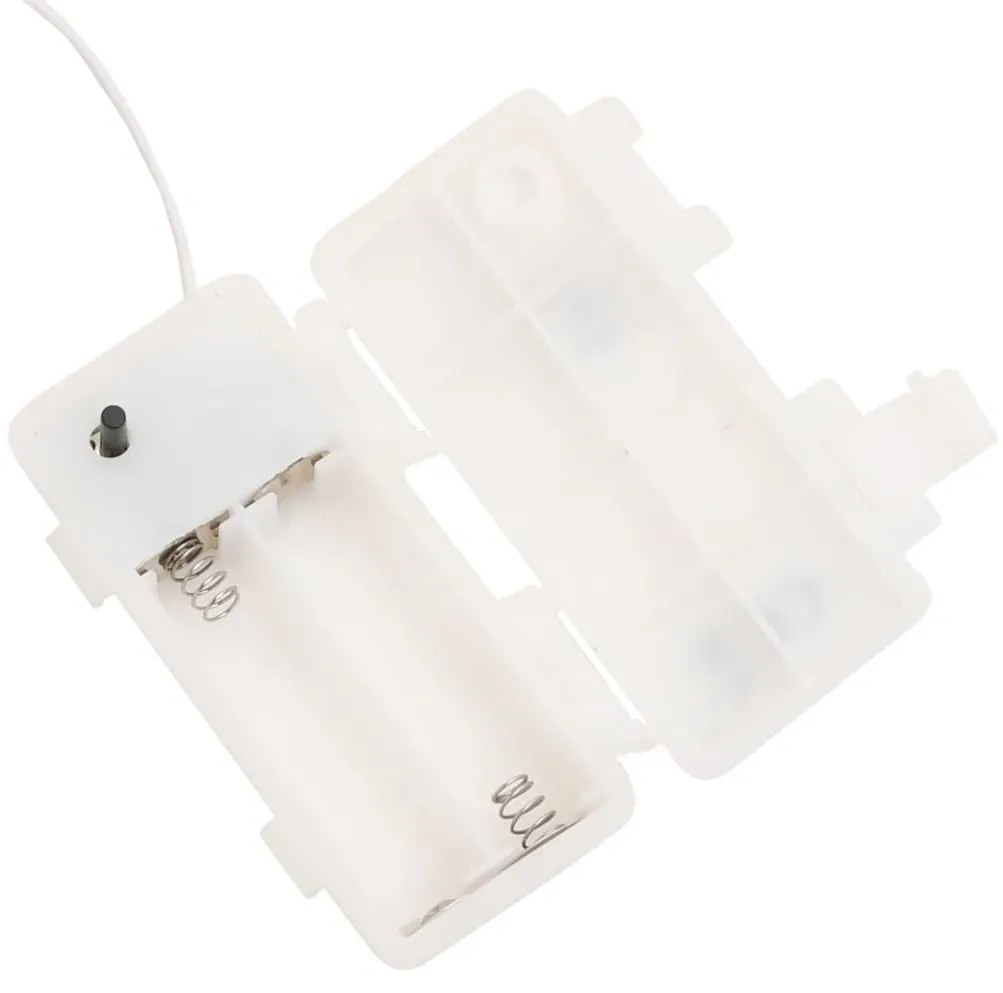 Luzes de Natal com LEDs 3 pcs dobrável branco