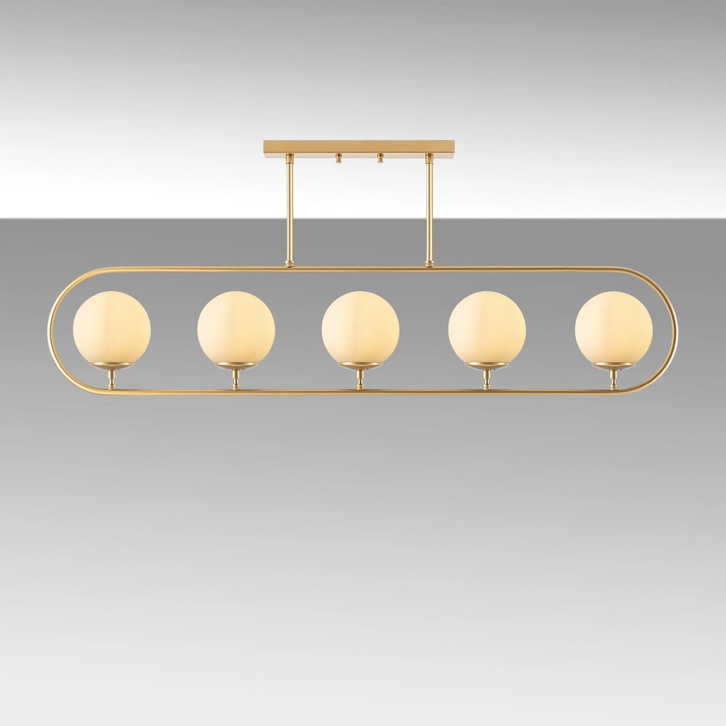 Chandelier Jewel – Dourado Brilhante – 122 x 15 cm