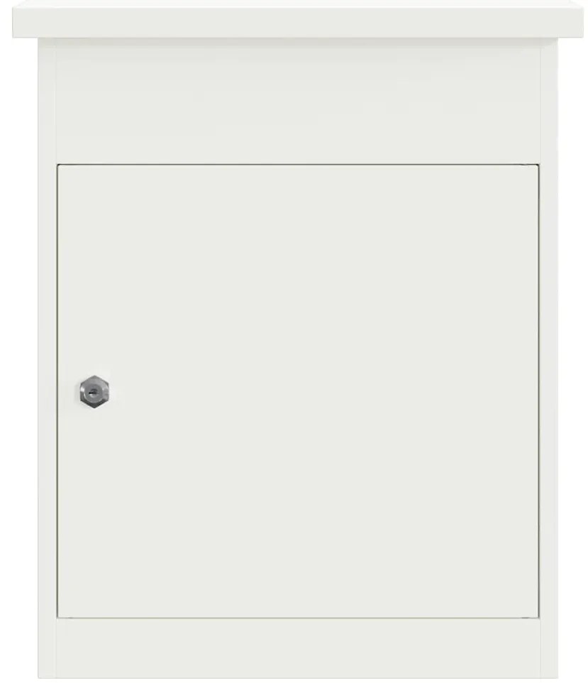 Caixa para entrega de pacotes Branco 44 x 35 x 59 cm Aço