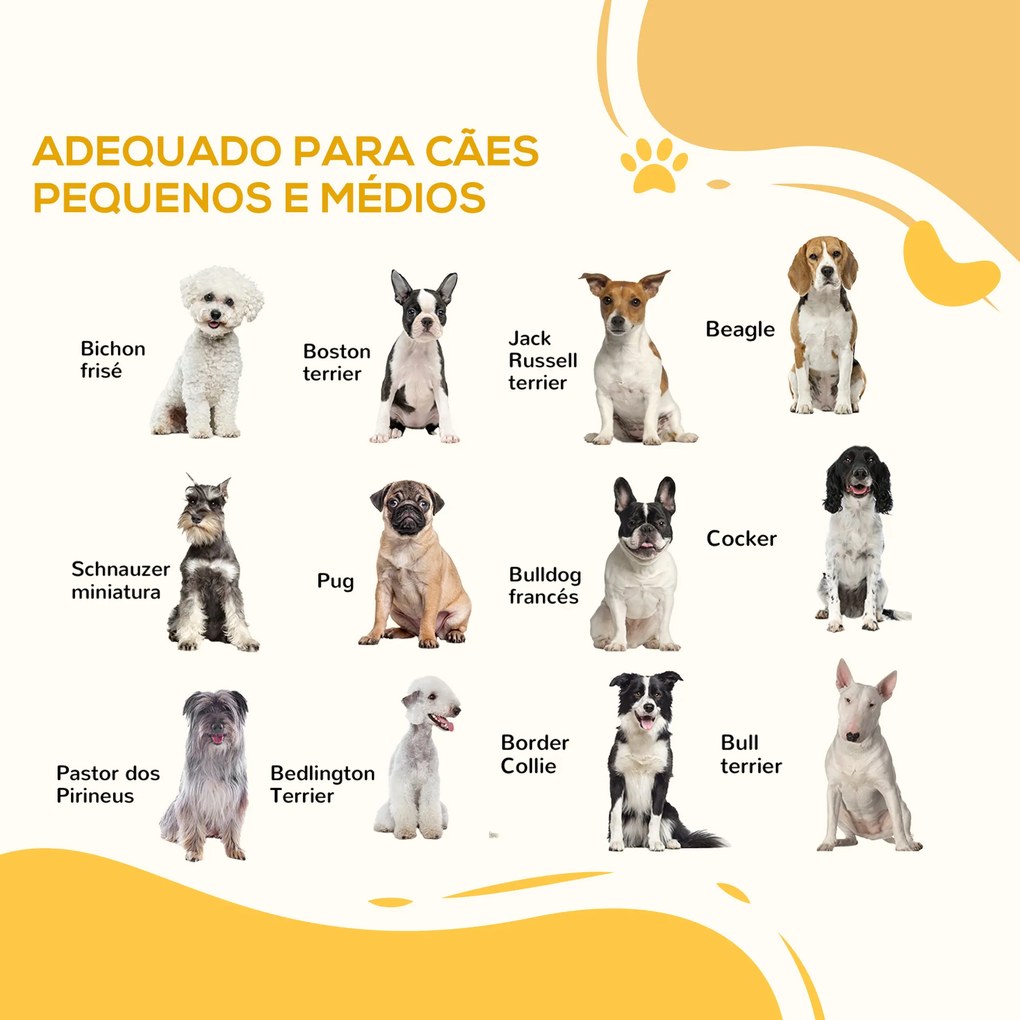 Barreira de Segurança para Cães Extensível para Escadas e Portas 75-103cm Barreira de Segurança com 2 Extensões de Aço Fechamento Automático e Sistema