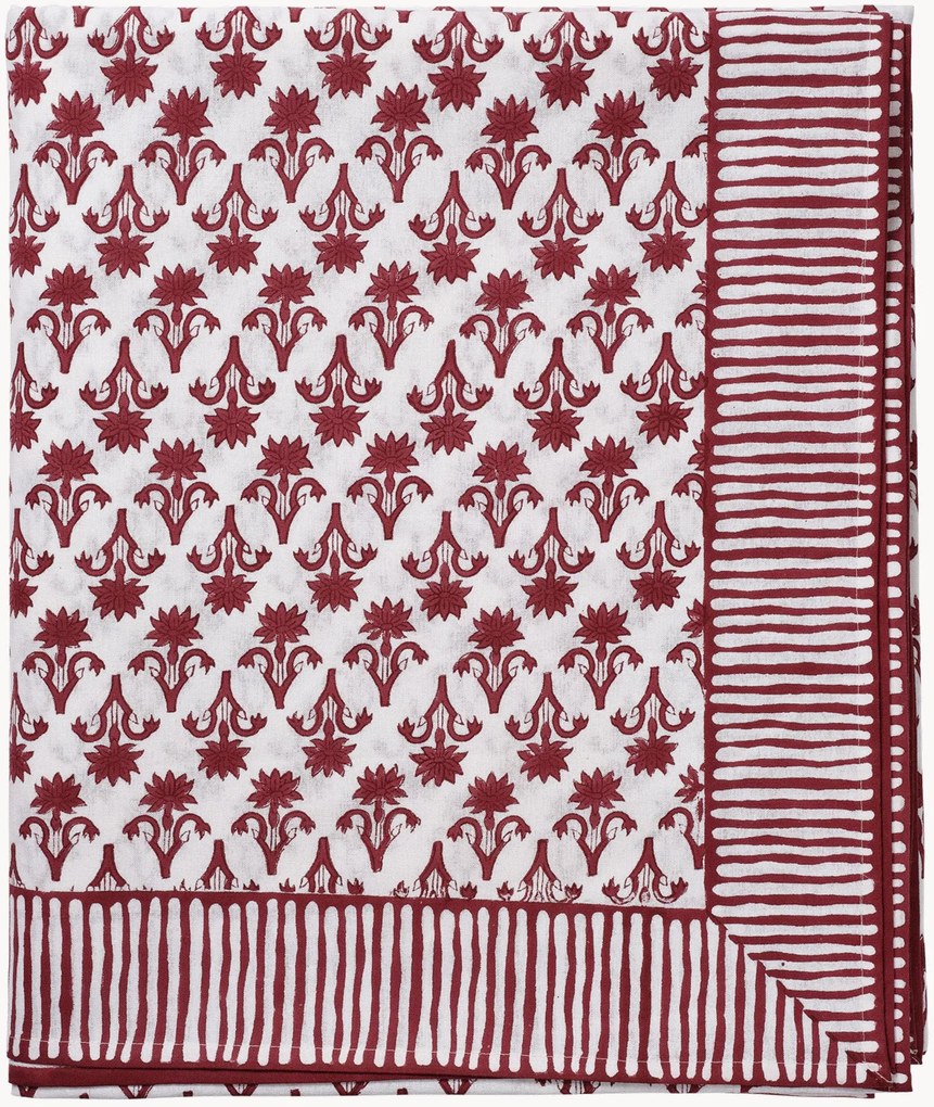 Toalha de mesa em algodão artesanal Lily, vários tamanhos