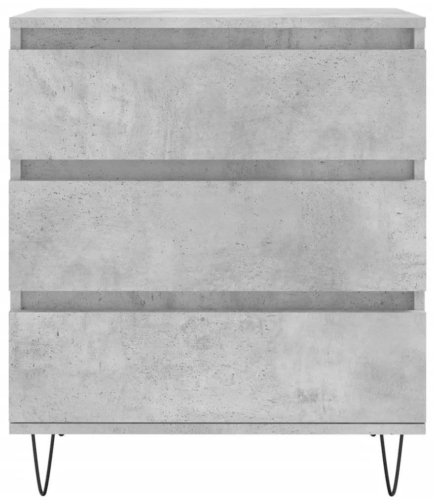 Aparador 60x35x70 cm derivados de madeira cinzento cimento