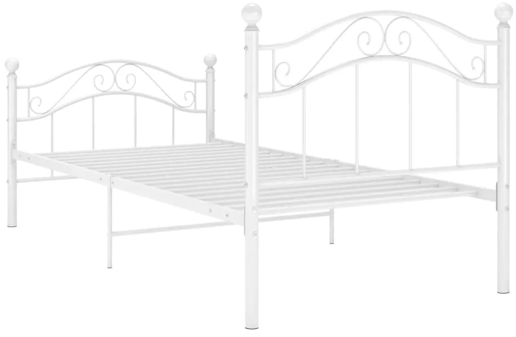 Estrutura de cama metal 90x200 cm branco