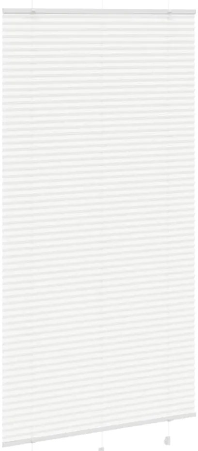 Branco Plissada Cega 105x200cm Largura Tecido 104,4cm Poliéster