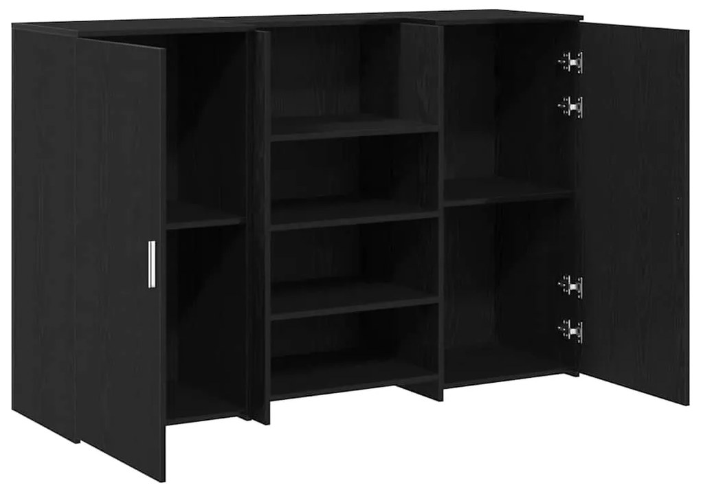 Balcão de recepção 155x50x103,5 cm madeira carvalho preto