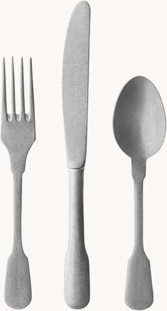 Conjunto de talheres para sobremesa Saga, conjunto de 18