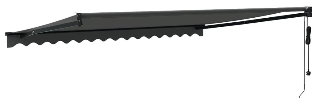 Toldo retrátil automático 4x3 m antracite