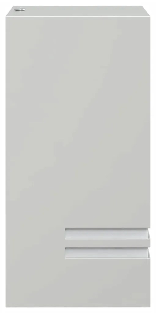 Candeeiro de parede para exterior aço inoxidável prateado