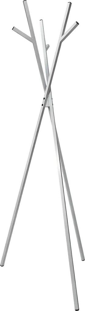 Bengaleiro Metálico Cinza Riva De Design Contemporâneo