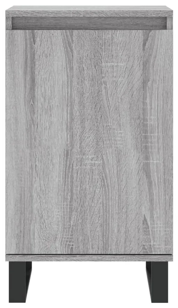 Aparadores 2 pcs 40x35x70 cm derivados madeira cinzento sonoma