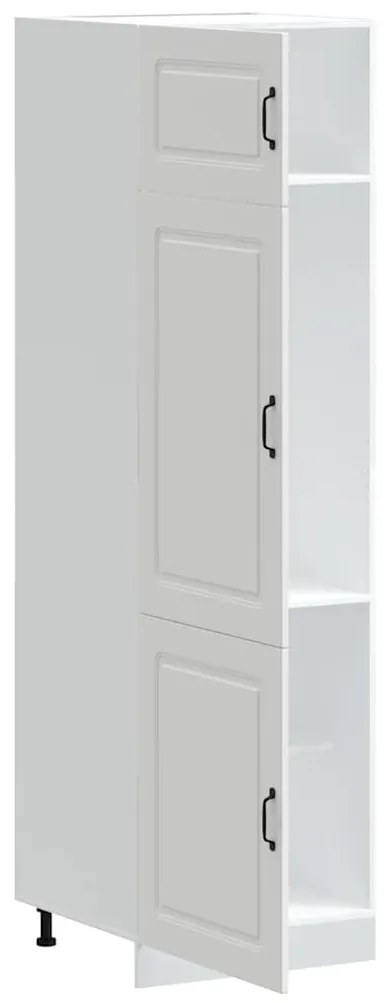 Armário de cozinha Kalmar derivados de madeira branco