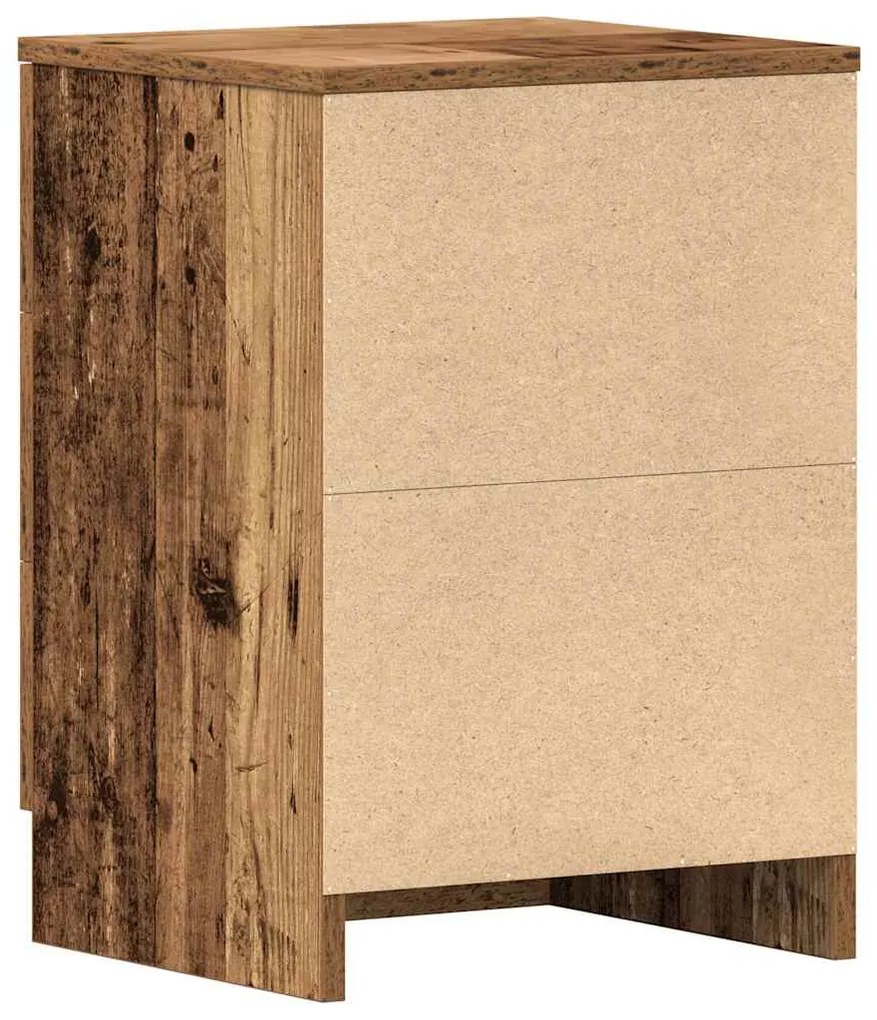 Mesa de cabeceira madeira velha 38x35x55 cm madeira trabalhada
