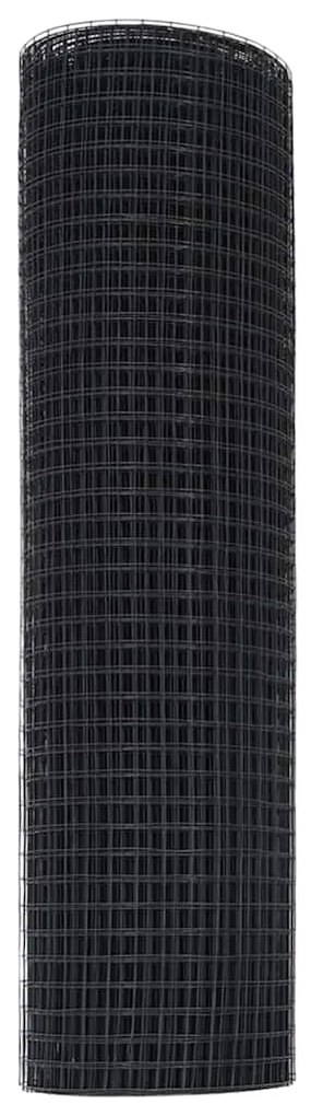 Cerca de Fio Revestido Cinza 0,8 x 10 m Aço