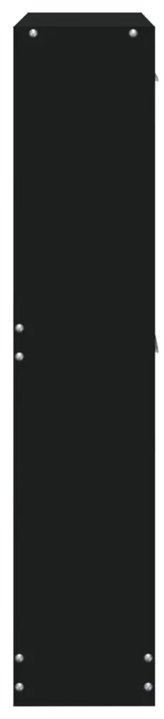 Sapateira 59x17x81 cm derivados de madeira preto