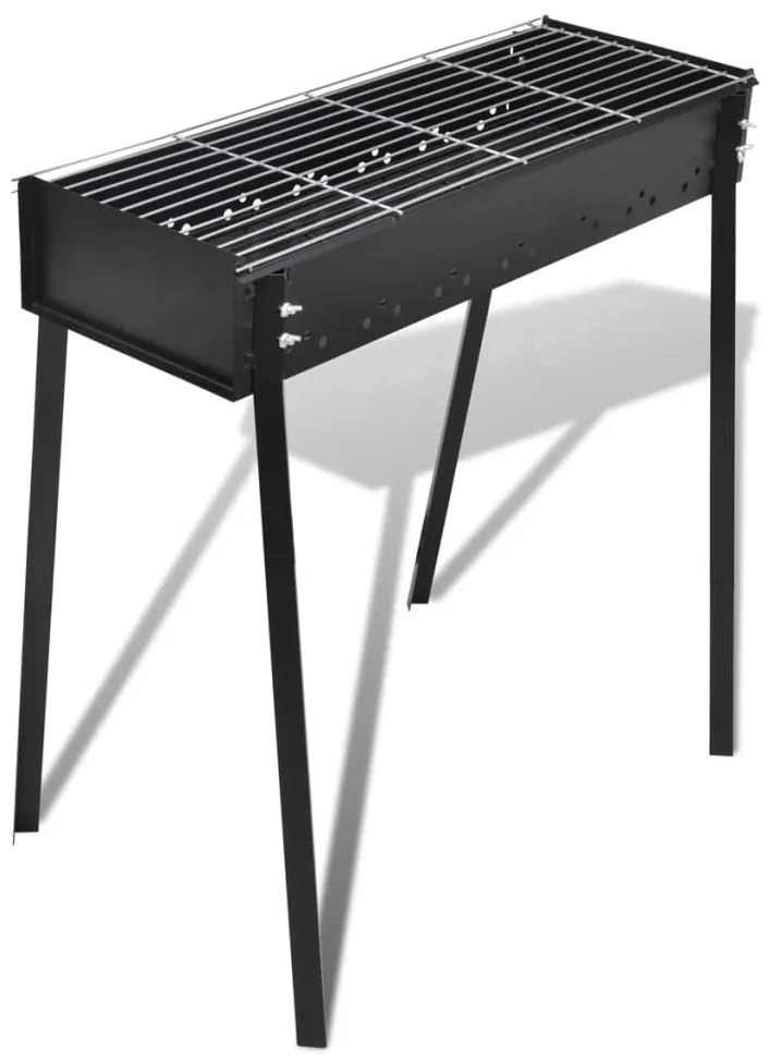 Barbecue carvão 75 x 28 cm de pé / Quadrado