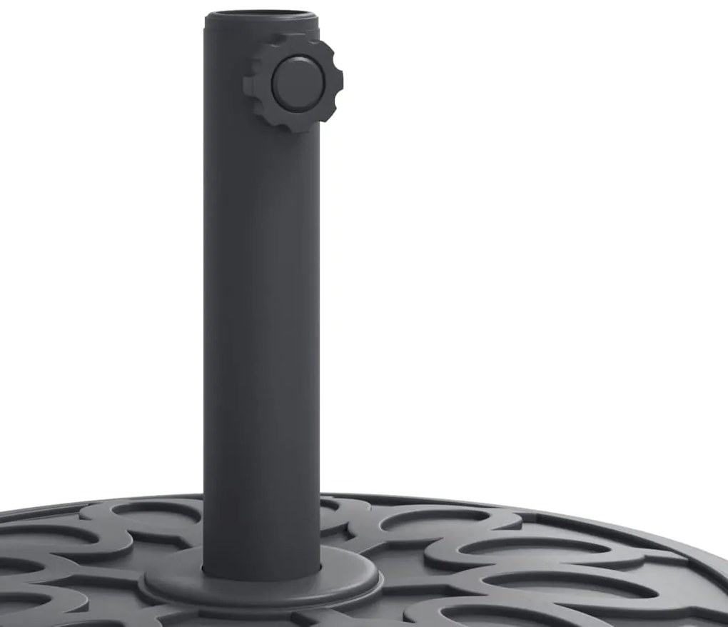 Base de guarda-sol para postes de Ø38/48 mm 12 kg redondo
