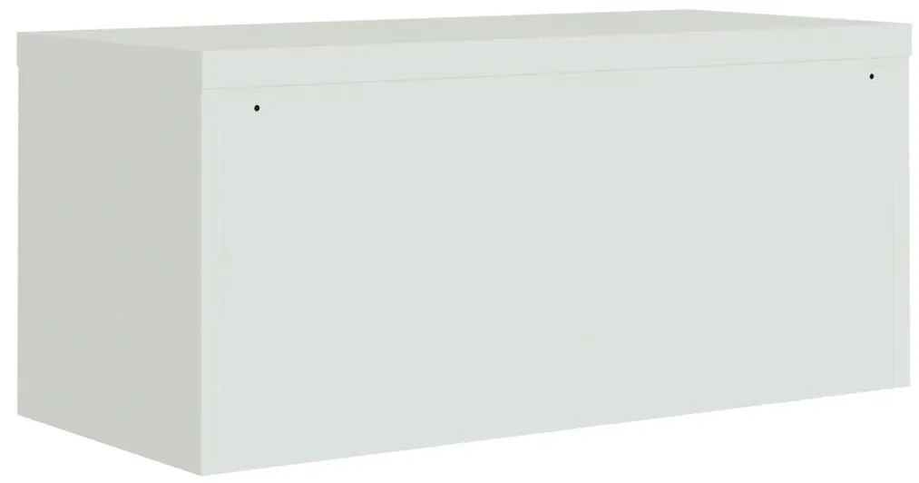 Arquivador 90x40x40 cm aço cinzento-claro