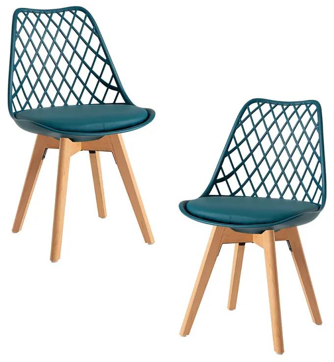 Pack 2 Cadeiras Mima - Verde-azulado