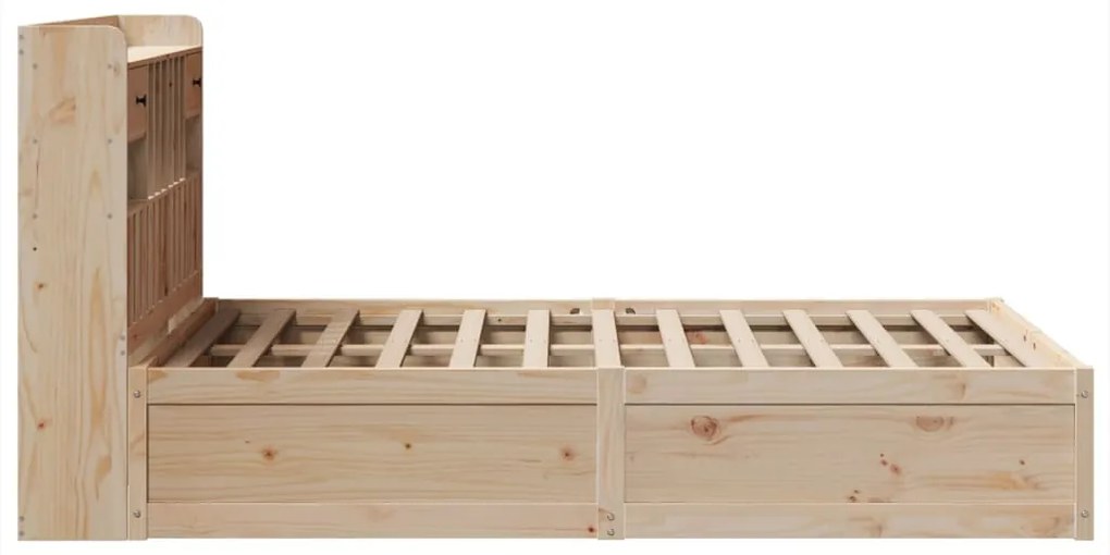 Cama sem colchão 135x190 cm madeira de pinho maciça