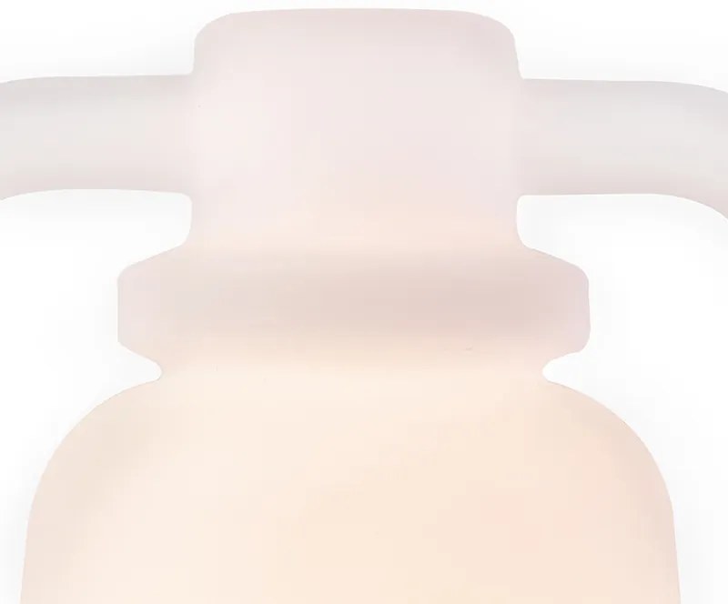 Candeeiro de mesa recarregável 30 cm IP44 branco - STORM Small