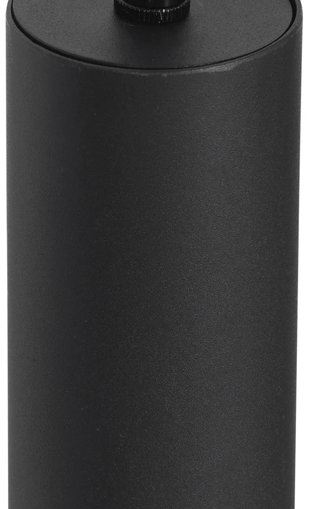 Candeeiro de suspensão inteligente preto c/ 5 GU10 Wifi - Jeana