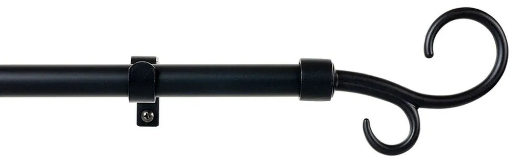 Varão para Cortinas Stor Planet Cintacor Bastão 160-300 cm Preto Metal