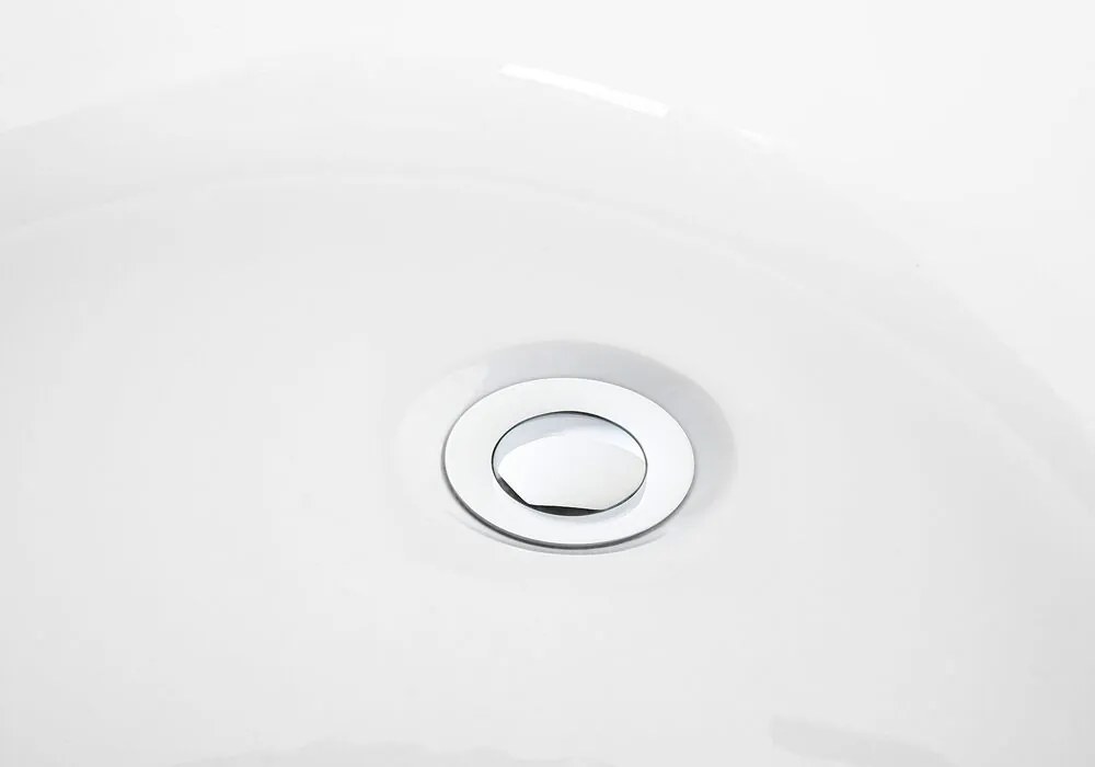 Banheira autónoma em acrílico branco 170 x 78 cm SOLARTE Beliani
