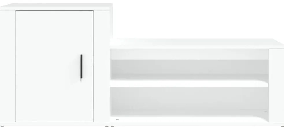 Sapateira 130x35x54 cm derivados de madeira branco